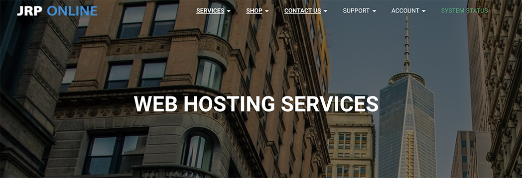 JRP ONLINE Web Hosting Leeds